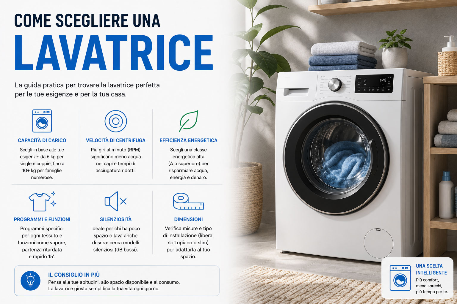 Come scegliere una Lavatrice