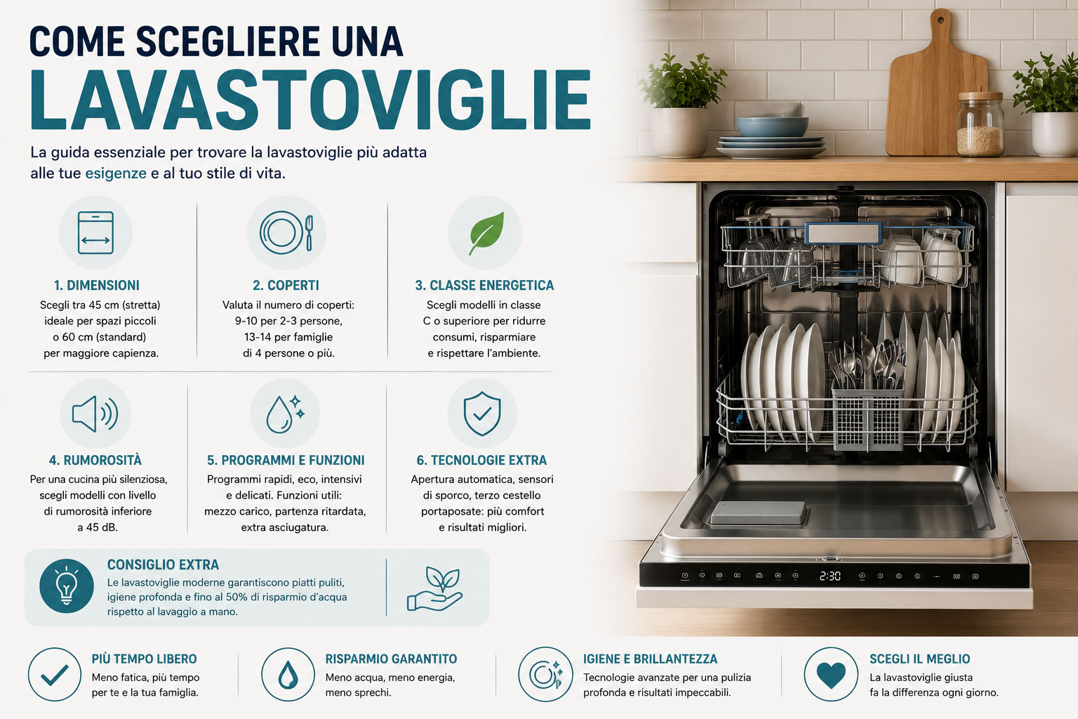 Come scegliere una Lavastoviglie